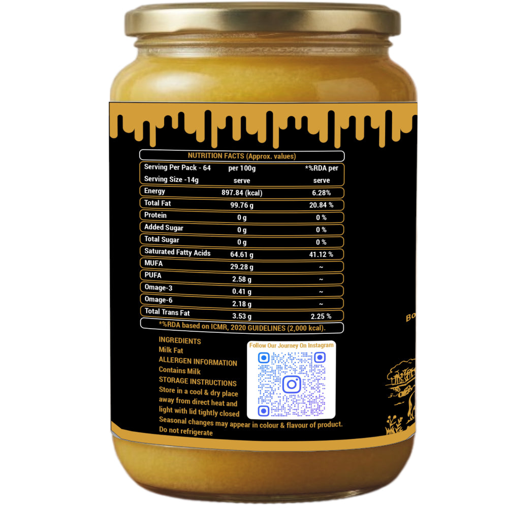 A2 Gir Cow Ghee 1 LTR