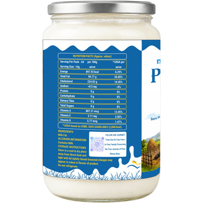 Premium A2 Buffalo Ghee 1 LTR