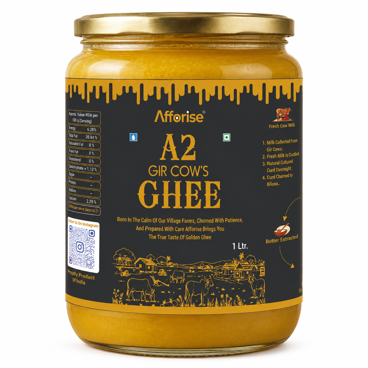A2 Cow Ghee (1 ltr)