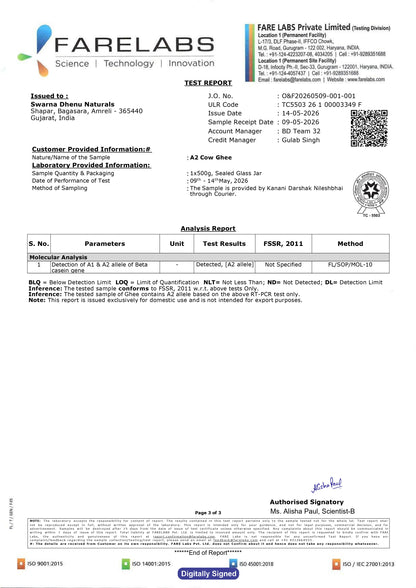 A2 Cow Ghee (1 ltr)